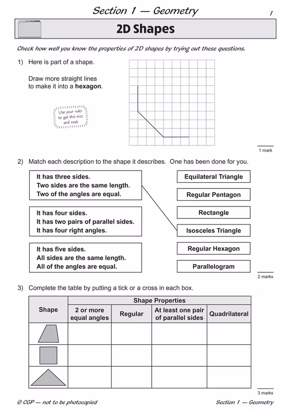 Sample of KS2 Maths SAT Buster Book Set 2027 Ages 10-11 CGP with Answers NEW ()