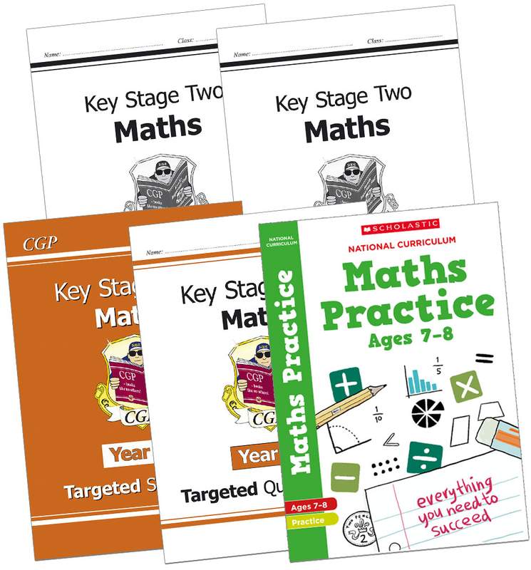 Sample of Year 3 Complete Pack 15 Books Ages 7-8 CGP Scholastic with Answers NEW ()