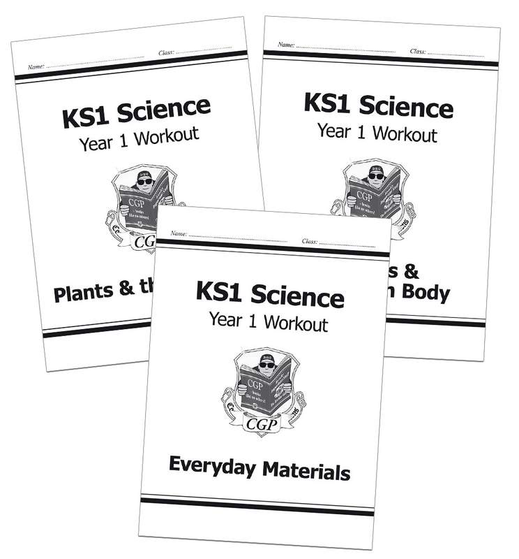 Year 1 Science Workbook Pack Ages 5-6 CGP 3 Books with Answers NEW