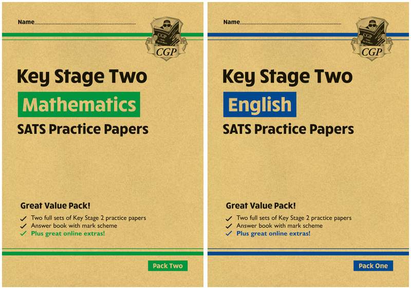 KS2 Maths & English SATS 2027 Practice Papers Y6 Ages 10-11 CGP with Answers
