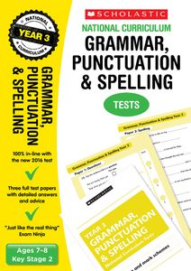 Year 3 SPaG SATs Practice Papers (Ages 7-8)