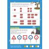 Two non-verbal reasoning tasks asking children to find the odd-one-out among leaf patterns and road signs