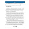 A timed reading comprehension test featuring a story about a lighthouse keeper, with five questions to answer