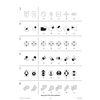 Six non-verbal reasoning questions where children select the correct shape to complete a pattern