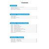 A contents page listing sections on background, chapter analysis, and character profiles with page numbers