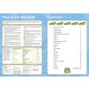 A contents page listing early learning topics from letters to counting, with page numbers and a table of learning areas