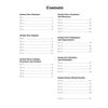 A contents page listing seven sections covering Numbers, Algebra, Geometry, Calculus, and Statistics