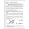 A short story about a girl named Mary and a robin, with a glossary at the bottom