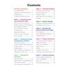 A table of contents listing eight chemistry topics with page numbers for a GCSE revision guide
