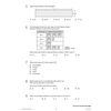 Five multiple-choice maths questions covering perimeter, place value, factors and money, including a pictogram to interpret