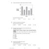Four maths questions test data handling and arithmetic, including reading a bar chart and a table of votes