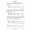 Two worked examples and two practice questions on decoding shapes and dots into letter codes