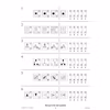 Six non-verbal reasoning questions where children select the correct shape to complete a pattern