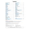 A contents page listing reading extracts and poems with page numbers, plus answers and a progress chart