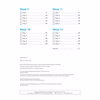 A contents page listing the days and page numbers for Weeks 9 to 12, with an ISBN and publisher details at the bottom
