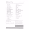 A contents page listing 29 maths topics from addition to handling data, with ISBNs for the full series