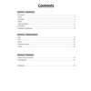 A contents page listing three sections on Geometry, Measurement and Statistics with page numbers for each topic