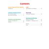 A table of contents listing science topics like living things, electricity and evolution with page numbers