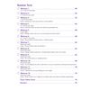 A contents page listing twelve weekly workouts covering times tables, measure, and geometry
