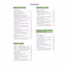 A table of contents listing four sections covering numbers, algebra, graphs, and ratio with page numbers