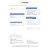 A contents page listing topics on sport participation, values, and performance-enhancing drugs