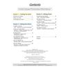 A contents page listing sections on drafting, non-fiction and fiction writing, with page numbers for each topic