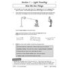 Children draw light paths and shadows, circle correct answers, and complete a paragraph about how we see things