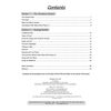 A table of contents listing sections on the circulatory system and healthy living, with page numbers and an ISBN