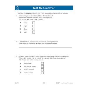 11+ GL 10-Minute Tests: English Spelling, Punctuation & Grammar - Ages 9-10 (with Onl Ed) Look Inside Image 3