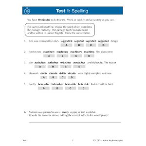 11+ GL 10-Minute Tests: English Spelling, Punctuation & Grammar - Ages 10-11 Book 2 (with Online Ed) Look Inside Image 2