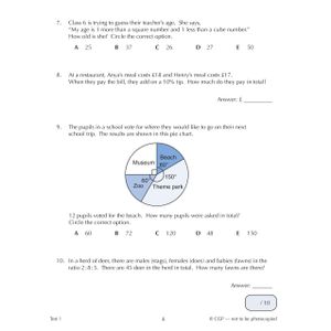 11+ GL 10-Minute Tests: Maths Word Problems - Ages 10-11 Book 2 (with Online Edition) Look Inside Image 4