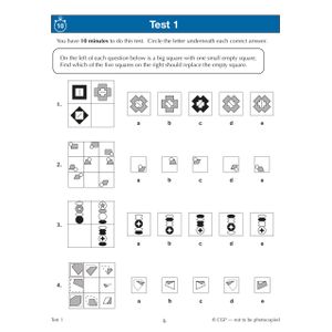 11+ GL 10-Minute Tests: Non-Verbal Reasoning - Ages 10-11 Book 2 (with Online Edition) Look Inside Image 2