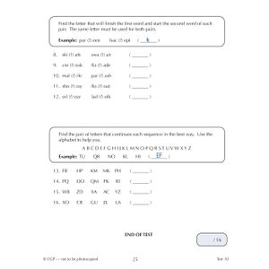 11+ GL 10-Minute Tests: Verbal Reasoning - Ages 10-11 Book 2 (with Online Edition) Look Inside Image 3