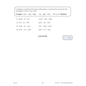 11+ GL 10-Minute Tests: Vocabulary for Verbal Reasoning & English - Ages 10-11 Book 2 (with Onl. Ed) Look Inside Image 4