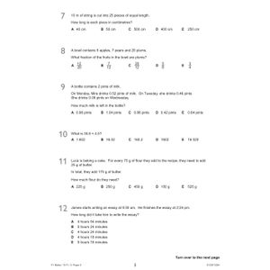 11+ GL Maths Practice Papers: Ages 10-11 - Pack 3 (with Parents' Guide & Online Edition) Look Inside Image 3