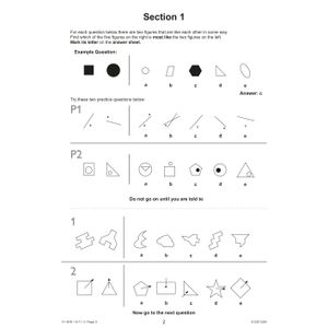 11+ GL Non-Verbal Reasoning Practice Papers: Ages 10-11 Pack 3 (inc Parents' Guide & Online Edition) Look Inside Image 2
