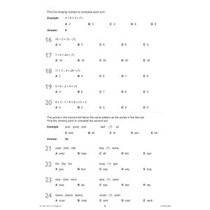11+ GL Verbal Reasoning Practice Papers: Ages 10-11 - Pack 3 (with Parents' Guide & Online Edition) Look Inside Image 4