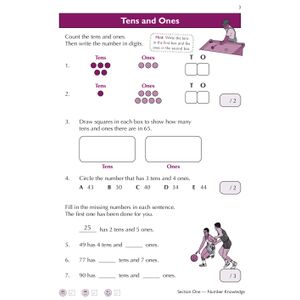11+ Maths Practice Book & Assessment Tests - Ages 5-6 (for all test providers) Look Inside Image 3