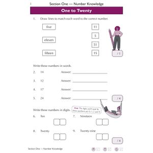 11+ Maths Practice Book & Assessment Tests - Ages 5-6 (for all test providers) Look Inside Image 2