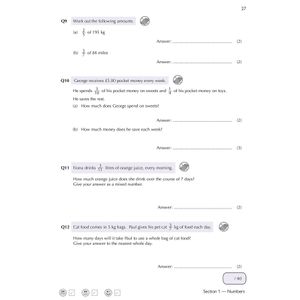 13+ Maths Exam Practice Workbook for the Common Entrance Exams (exams from Nov 2022) Look Inside Image 5