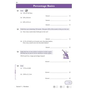 13+ Maths Exam Practice Workbook for the Common Entrance Exams (exams from Nov 2022) Look Inside Image 6
