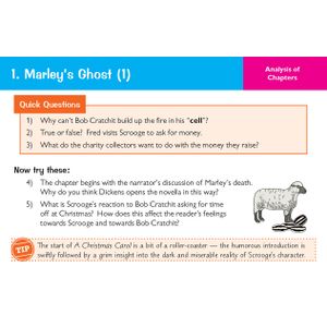 A Christmas Carol Revision Question Cards (Ages 14-16) Look Inside Image 1