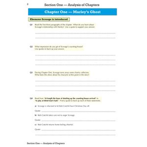 A Christmas Carol Study & Workbook Pack (Ages 14-16) Look Inside Image 10