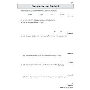 A-Level Maths AQA Exam Practice Workbook (includes Answers) Look Inside Image 11