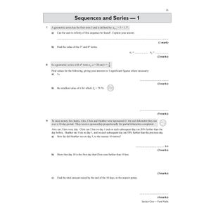 A-Level Maths AQA Exam Practice Workbook (includes Answers) Look Inside Image 9