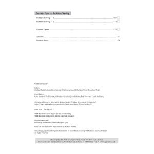 A-Level Maths AQA Exam Practice Workbook (includes Answers) Look Inside Image 4