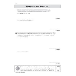 A-Level Maths AQA Exam Practice Workbook (includes Answers) Look Inside Image 12