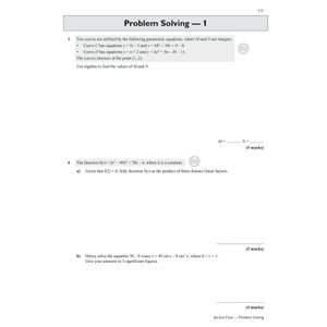 A-Level Maths Edexcel Exam Practice Workbook (includes Answers) Look Inside Image 4