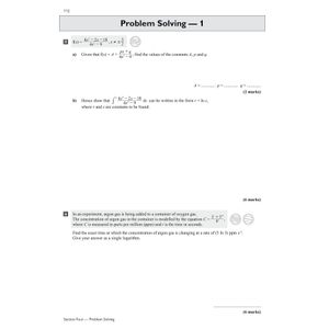 A-Level Maths Edexcel Exam Practice Workbook (includes Answers) Look Inside Image 5