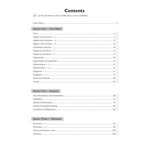 A-Level Maths Edexcel Exam Practice Workbook (includes Answers) Look Inside Image 1